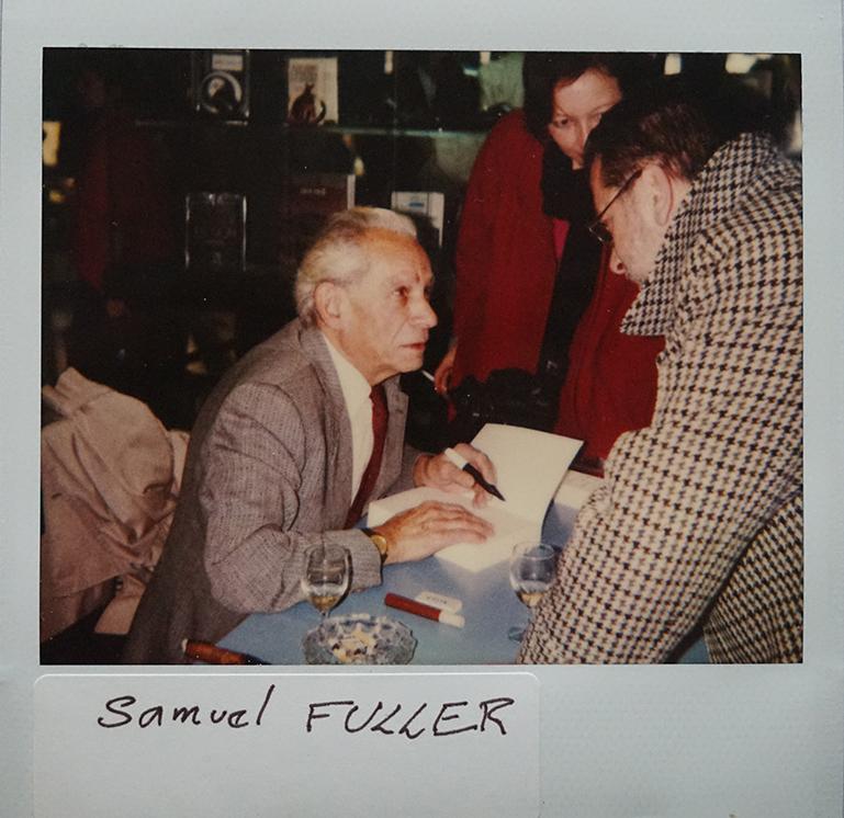 Samuel Fuller en dédicace