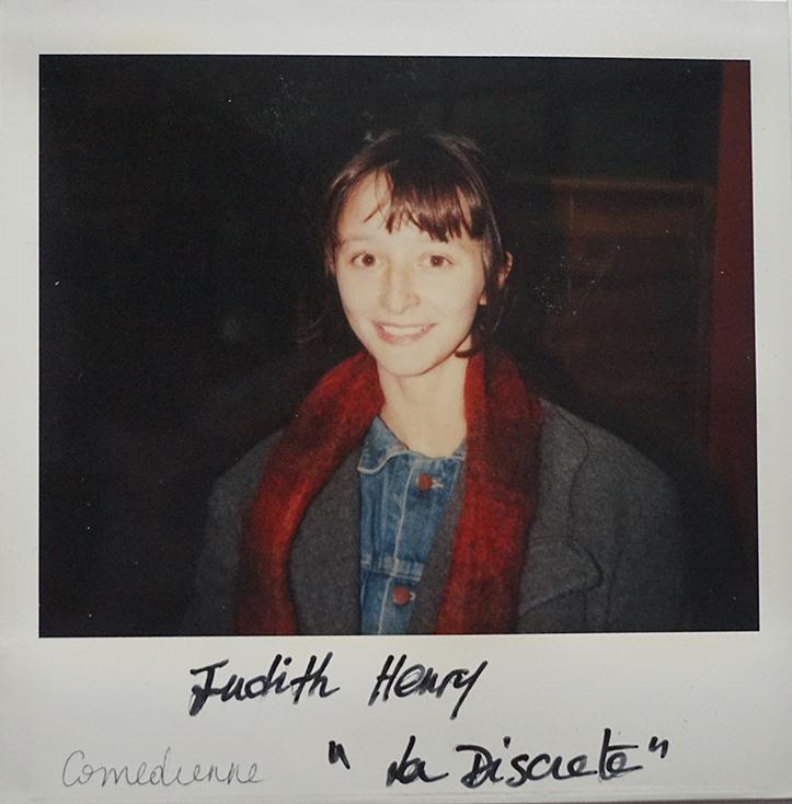 Judith Henry (actress of "La Discrète")