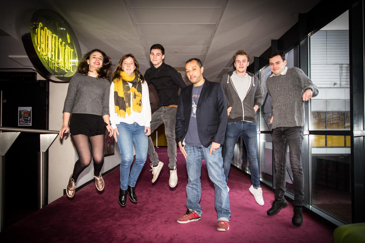 Hamé (La Rumeur), with the members of the Jury Eurocks One+One