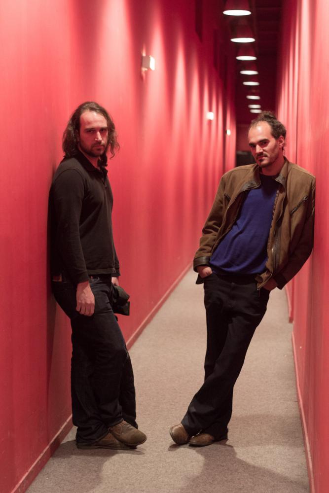 The filmmaker Alexandre Koberidze and his director of photography Ben Bernhard