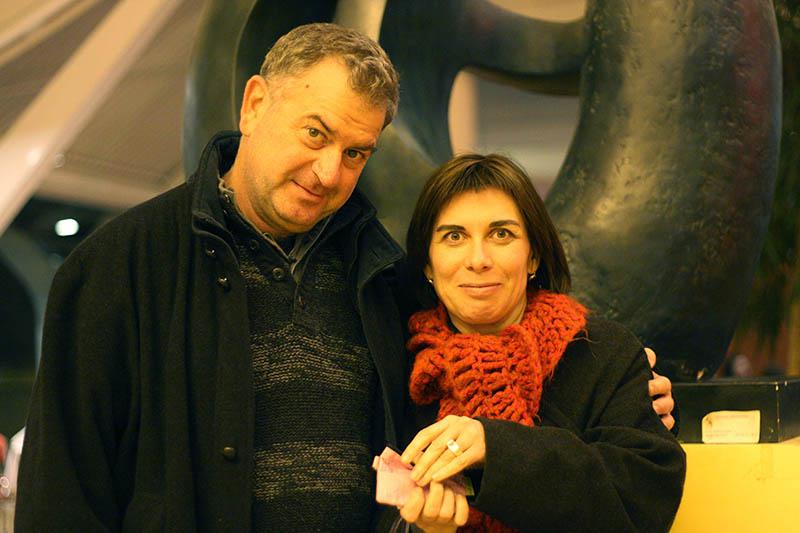 Avi Mograbi et Catherine Bizern