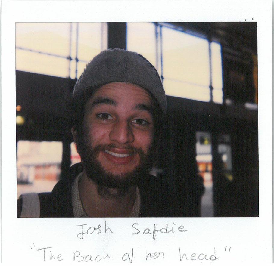 Josh Safdie ("The Back of her Head" et "I Think I’m Missing Parts" en compétition)
